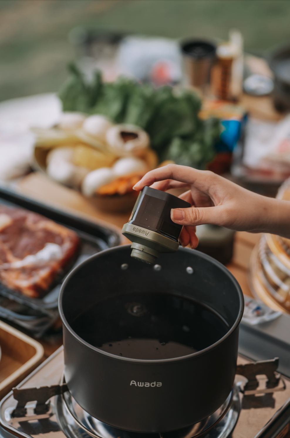 Rugged Searアウトドア用調味料入れ(緑色)2-pc CONDIMENT BOTTLE SET(GRN)