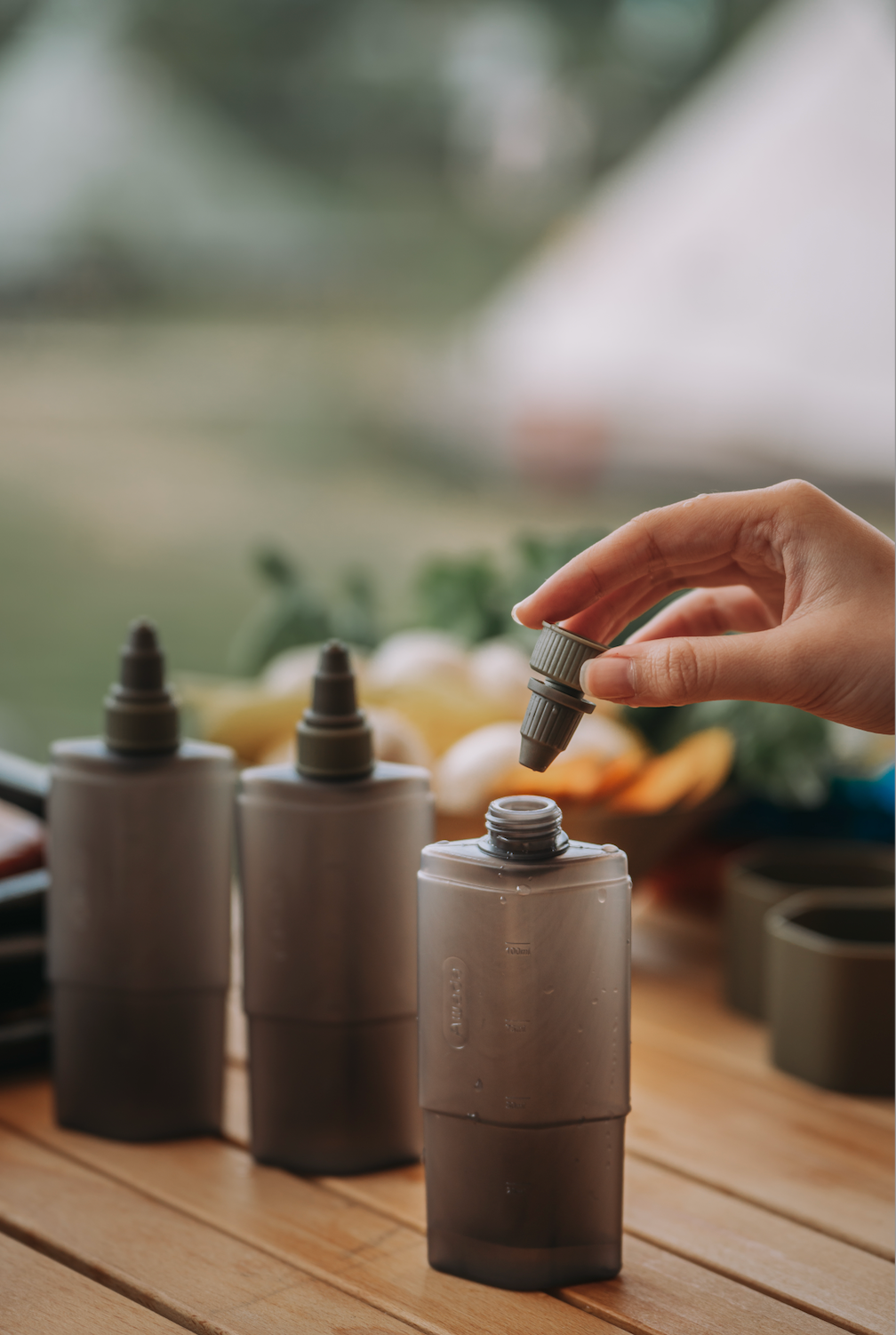 Rugged Searアウトドア用調味料入れ(緑色)2-pc CONDIMENT BOTTLE SET(GRN)