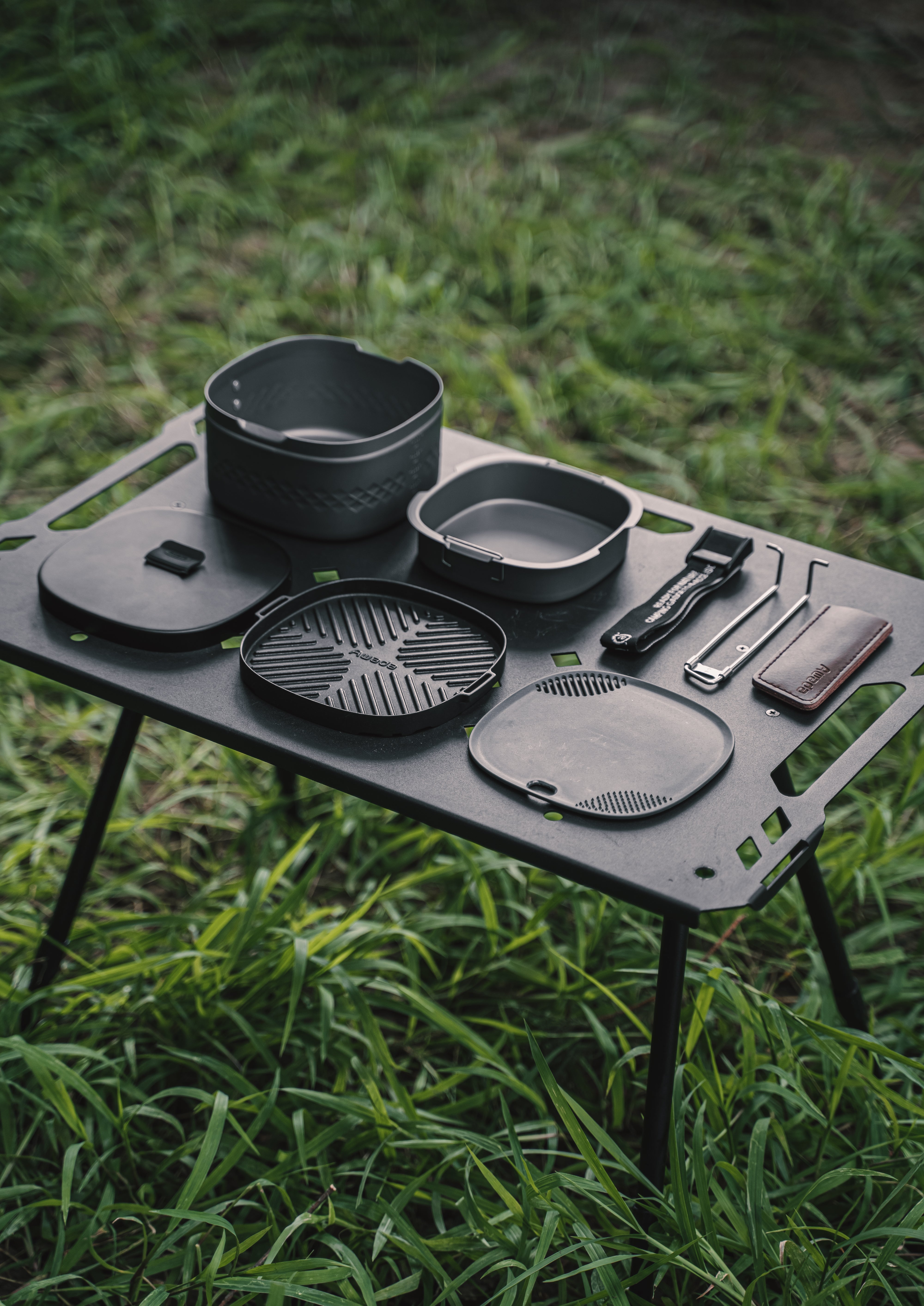 Rugged Sear ランチボックス多機能調理セット Multi-Functional Portable Cooking Lunch Box Set