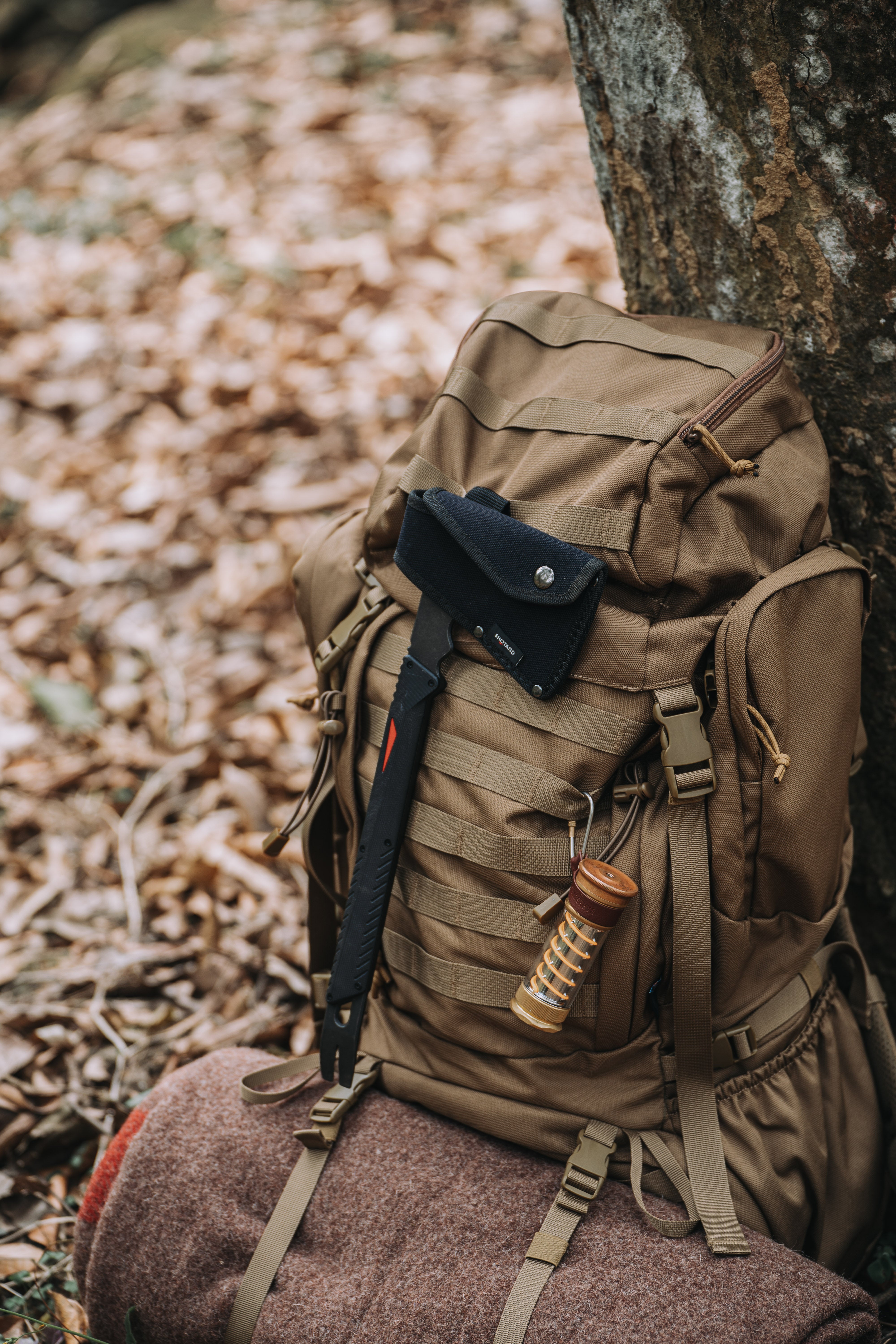 Rugged Sear SHOTANDシリーズ - アウトドアタクティカルハチェット SHOTAND Series Long Hand Axe