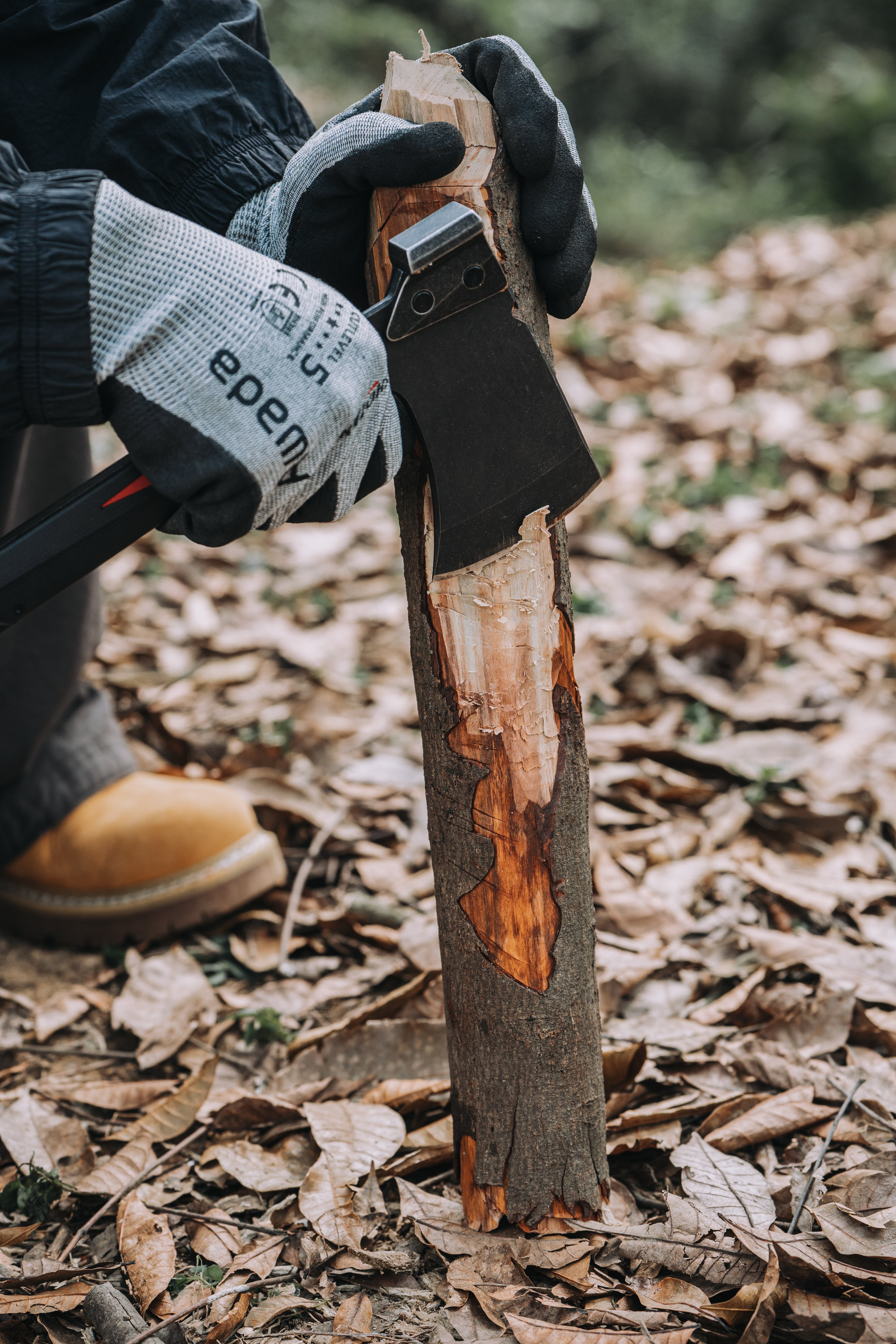 Rugged Sear SHOTANDシリーズ - アウトドアタクティカルハチェット SHOTAND Series Long Hand Axe