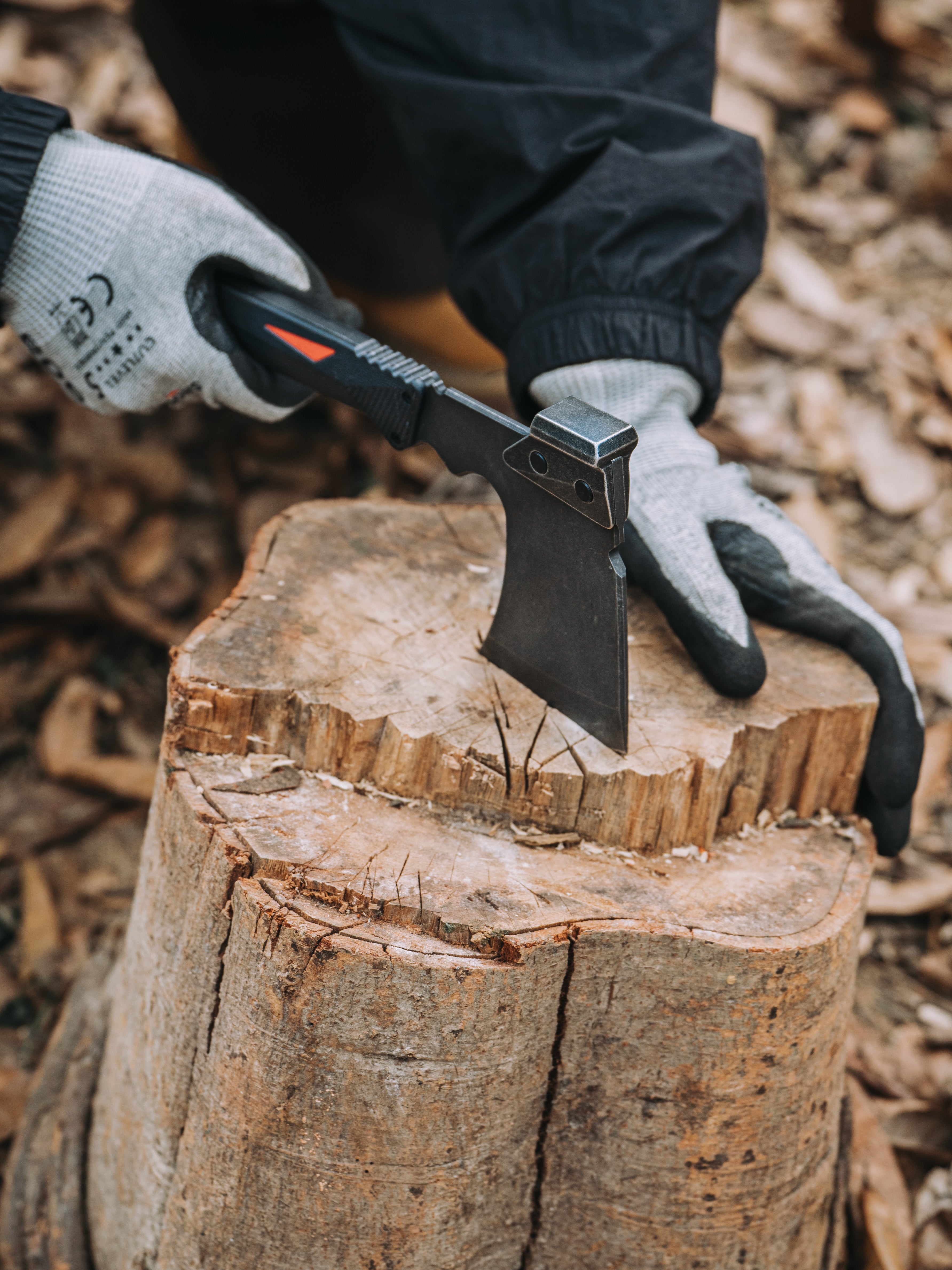 Rugged Sear SHOTANDシリーズ - アウトドアタクティカルハチェット SHOTAND Series Long Hand Axe