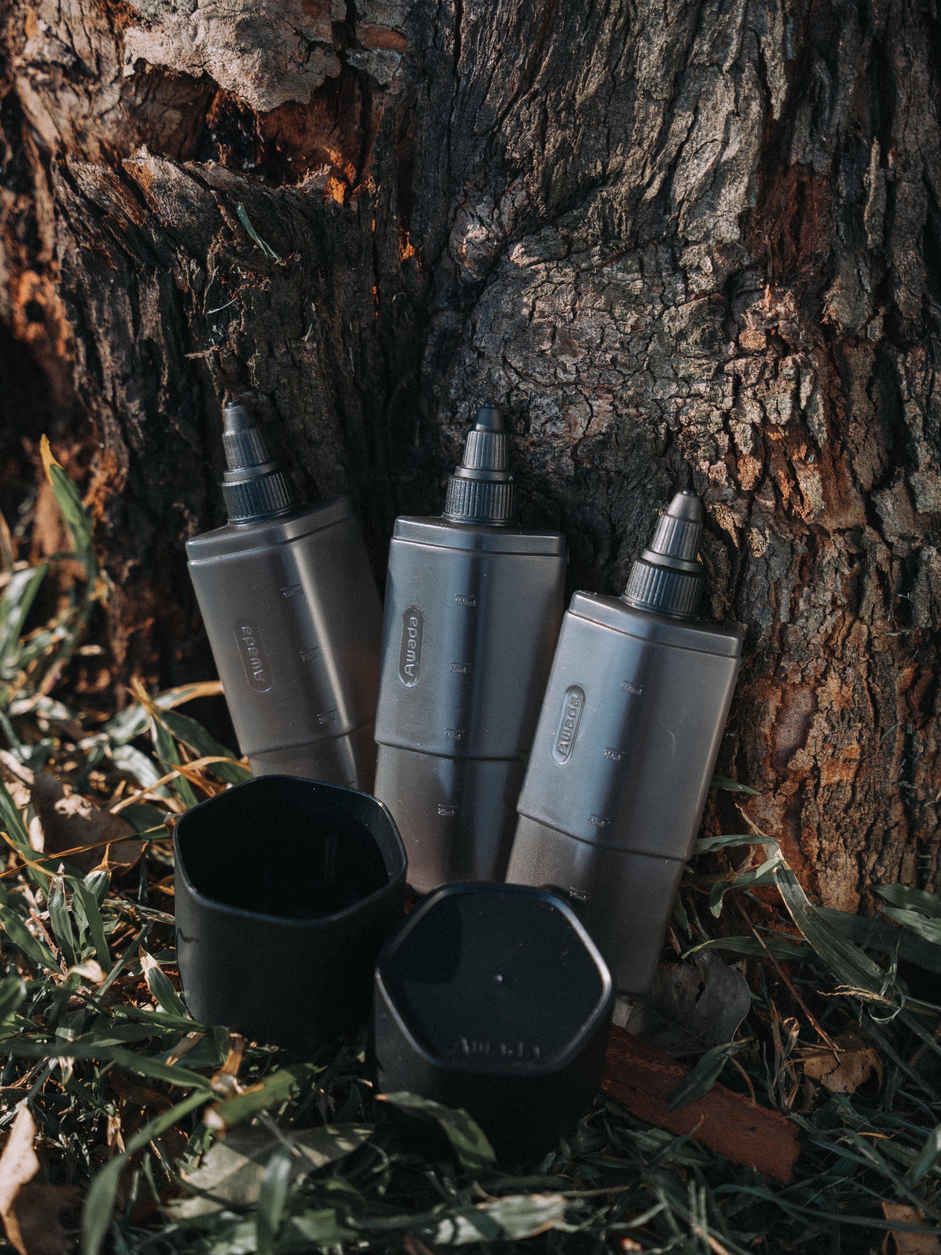 Rugged Searアウトドア用調味料入れ(黒色)2-pc CONDIMENT BOTTLE SET(BLK)