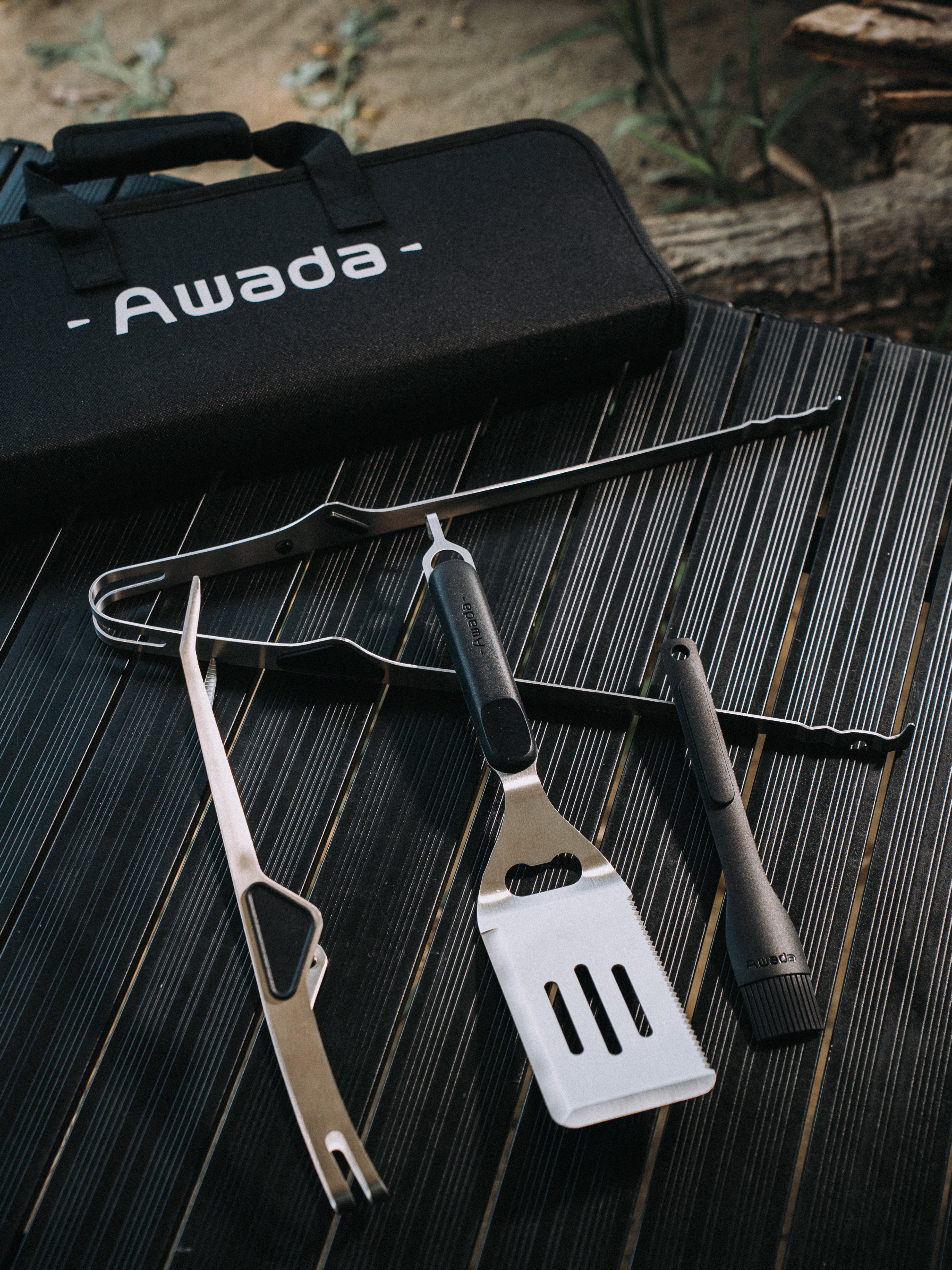 Rugged Searバーベキューツールセット Barbecue Tool Set