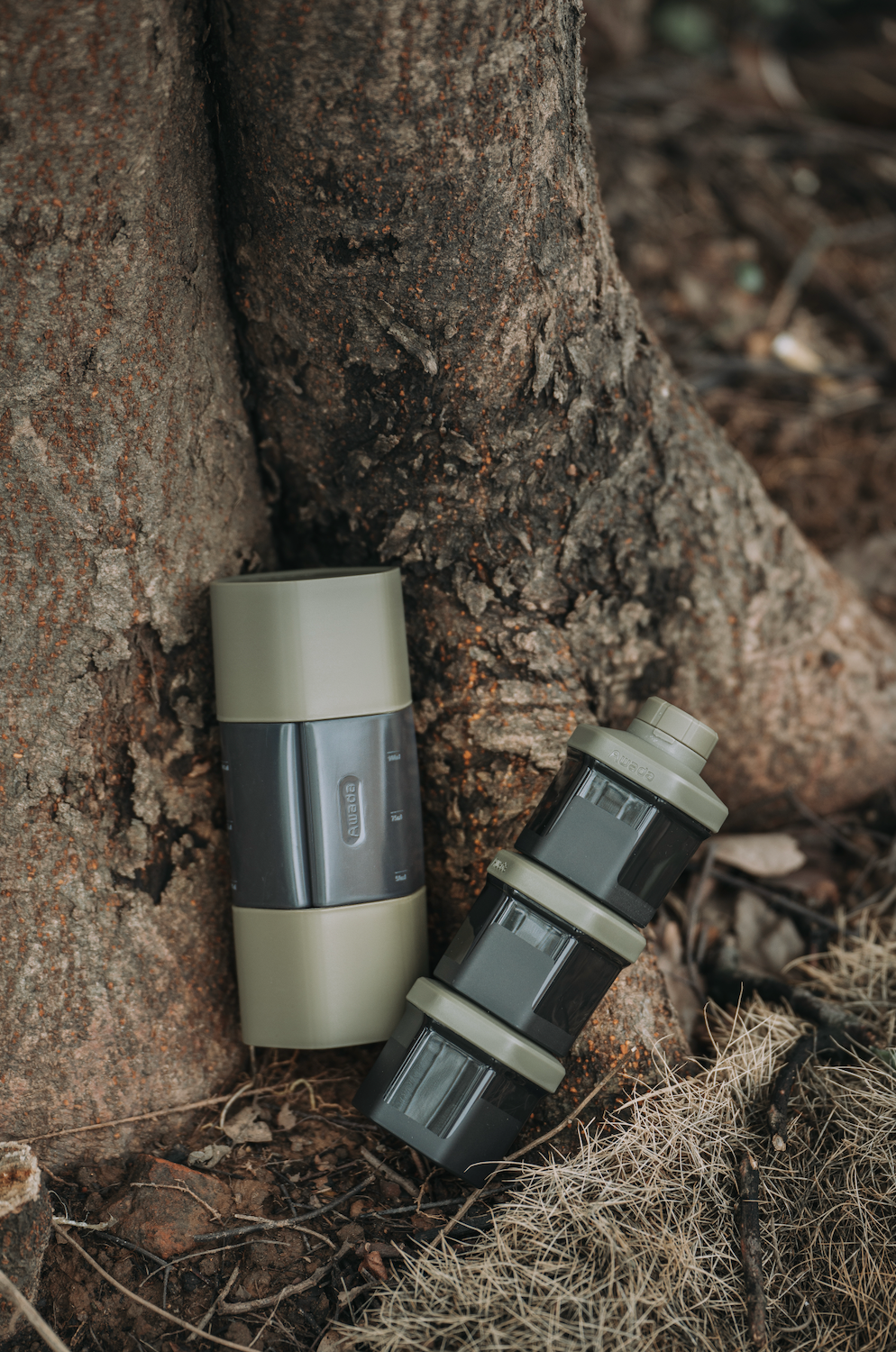 Rugged Searアウトドア用調味料入れ（緑色）2-pc CONDIMENT BOTTLE SET（GRN）