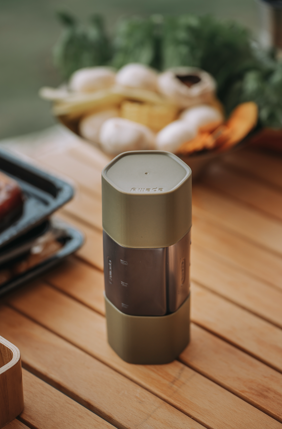 Rugged Searアウトドア用調味料入れ（緑色）2-pc CONDIMENT BOTTLE SET（GRN）