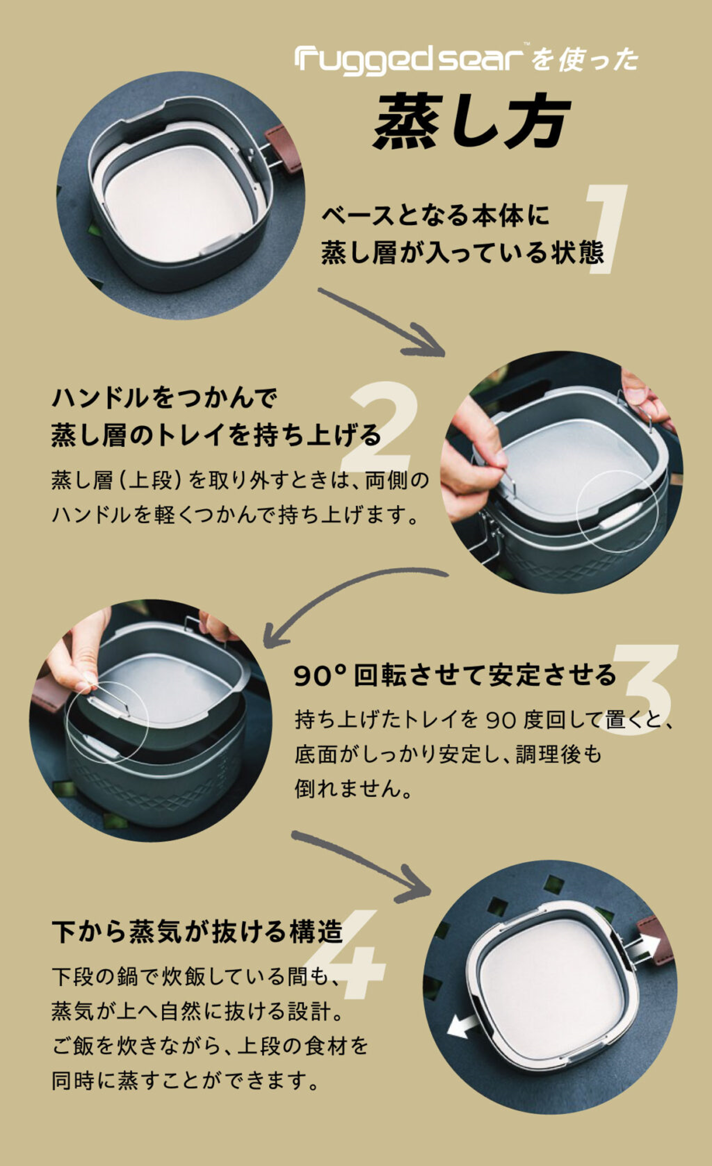 Awada 多機能ポータブル調理弁当箱 Multi-Functional Portable Cooking