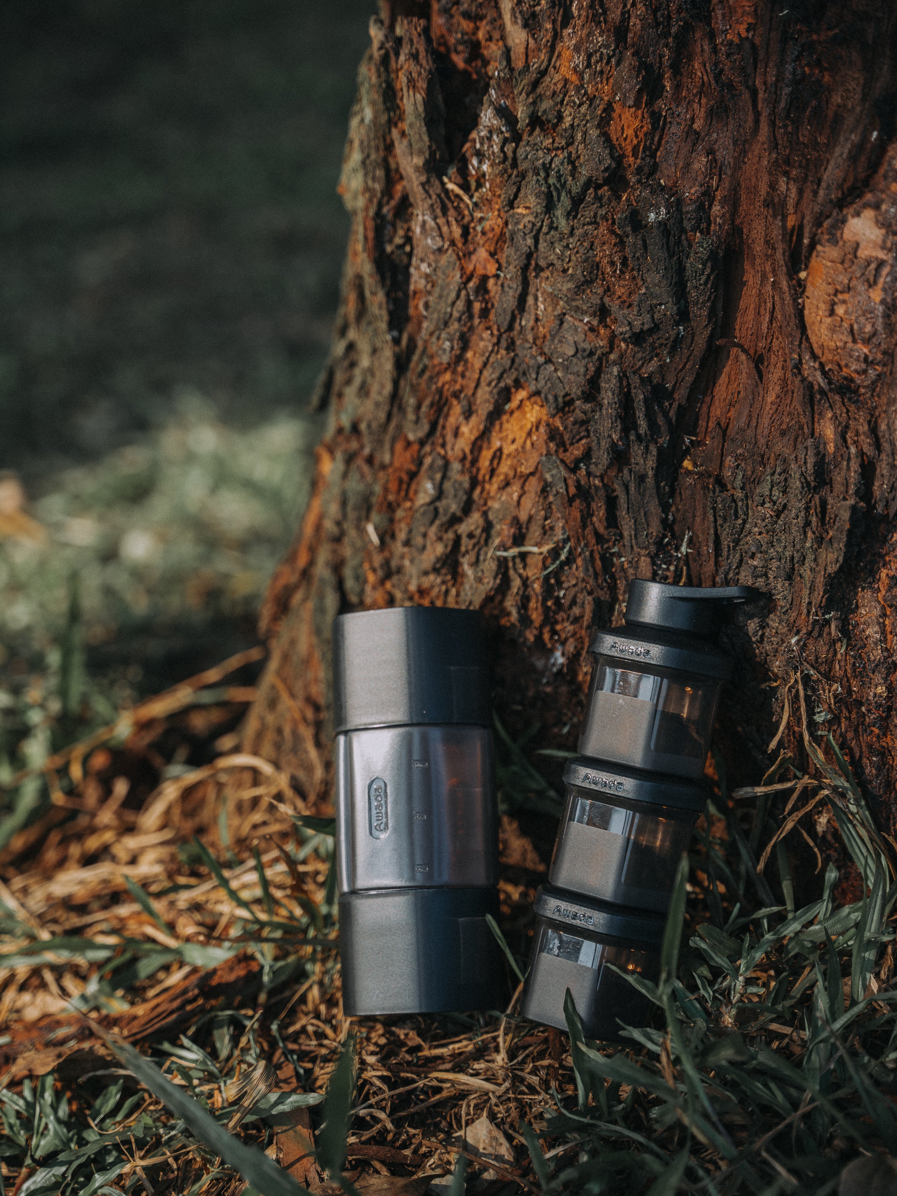 Rugged Searアウトドア用調味料入れ（黒色）2-pc CONDIMENT BOTTLE SET（BLK）