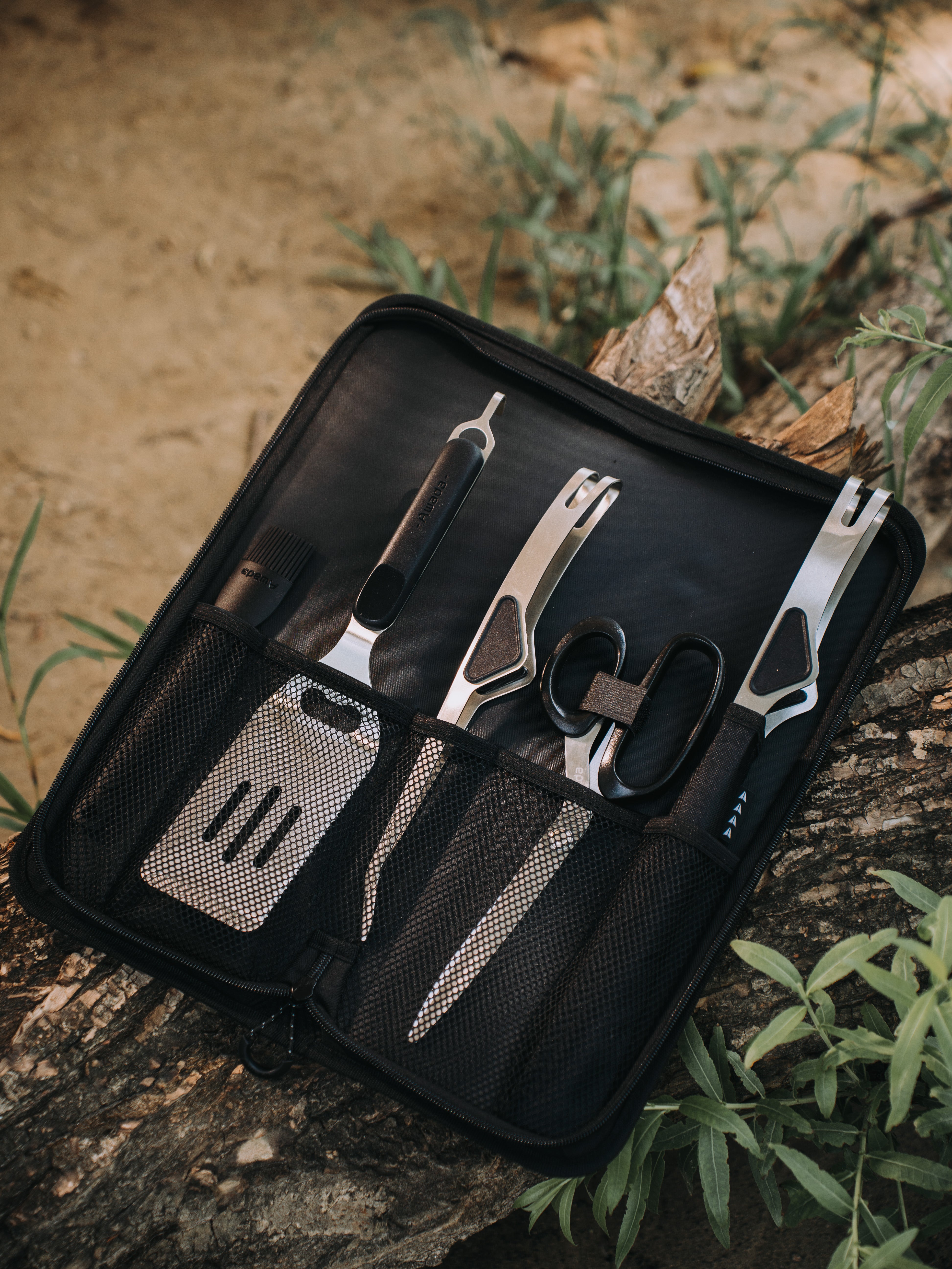 Rugged Searバーベキューツールセット Barbecue Tool Set